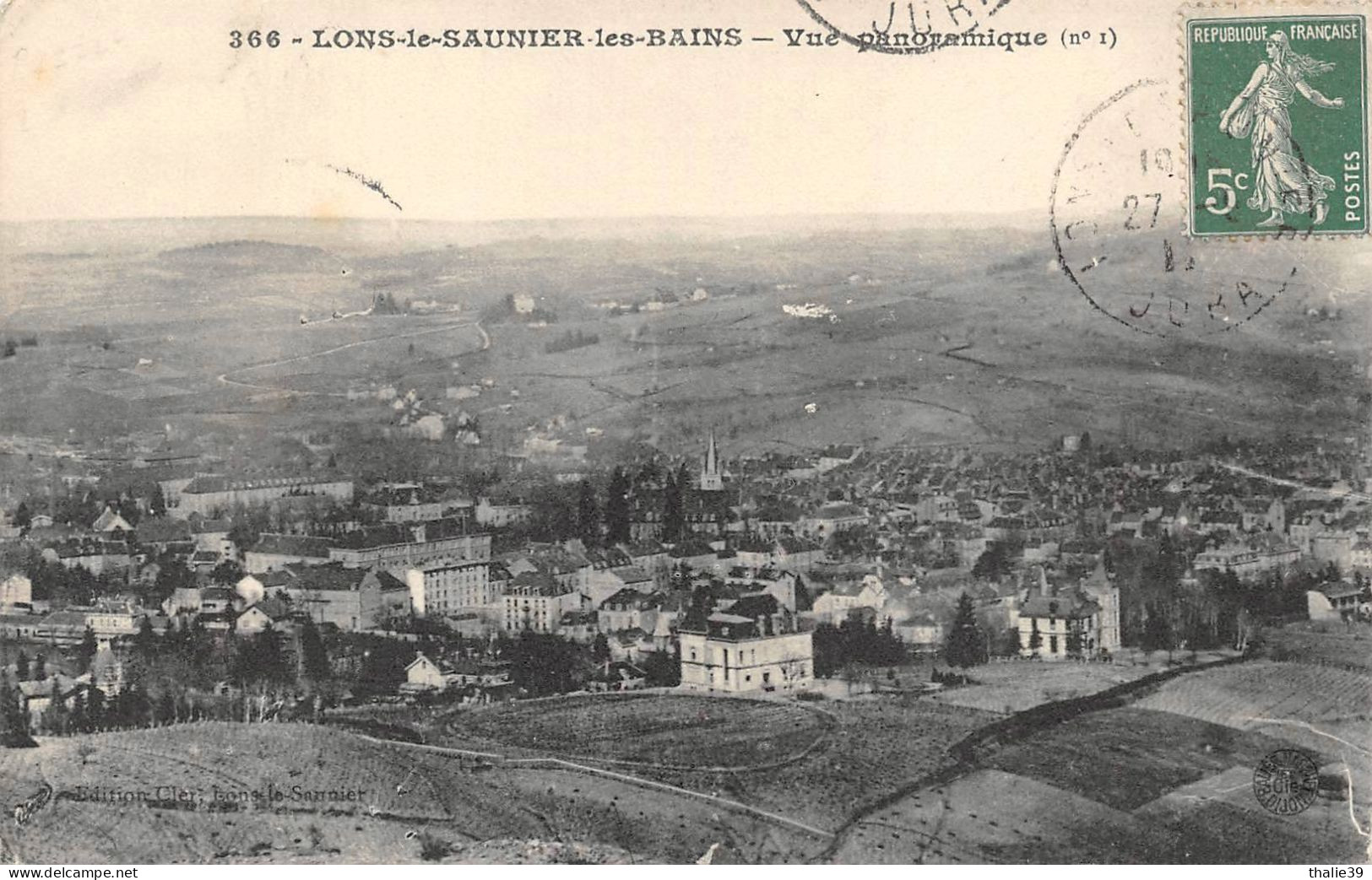 Lons Depuis Montaigu Beauregard Mirval Mireval 366 Cler Bauer - Lons Le Saunier