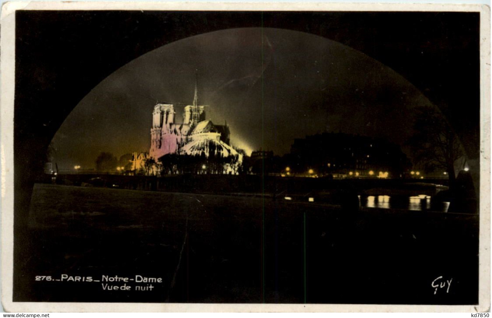 Paris - Notre Dame - Vue De Nuit - Paris Bei Nacht