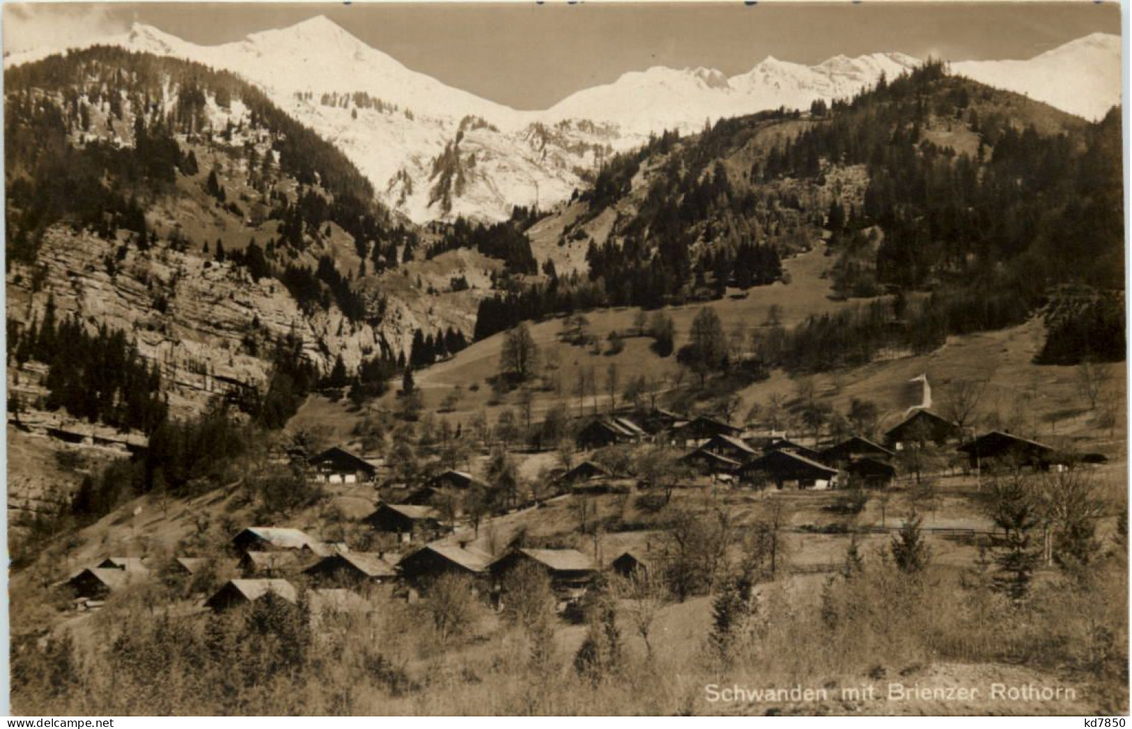 Schwanden Mit Brienzer Rothorn - Schwanden