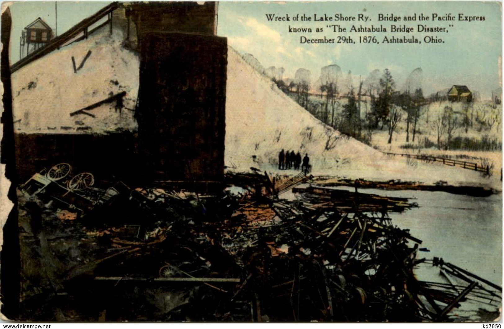 Ashtabula Ohio - Wreck Of The Lake Shore Railway - Altri & Non Classificati