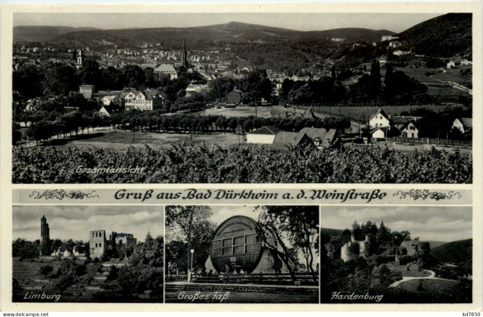 Gruss Aus Bad Dürkheim An Der Weinstrasse - Bad Duerkheim