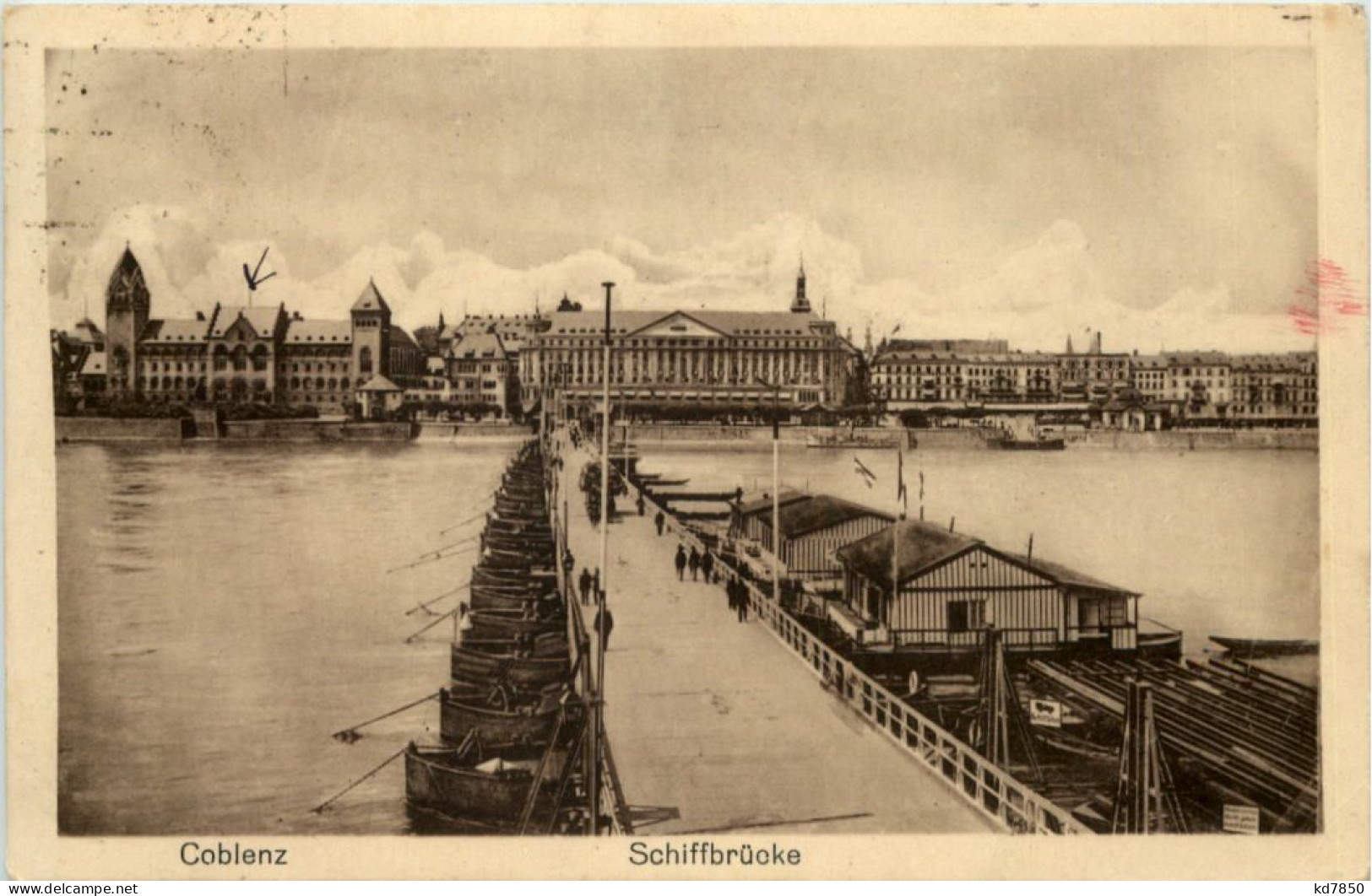 Coblenz - Schiffbrücke - Koblenz