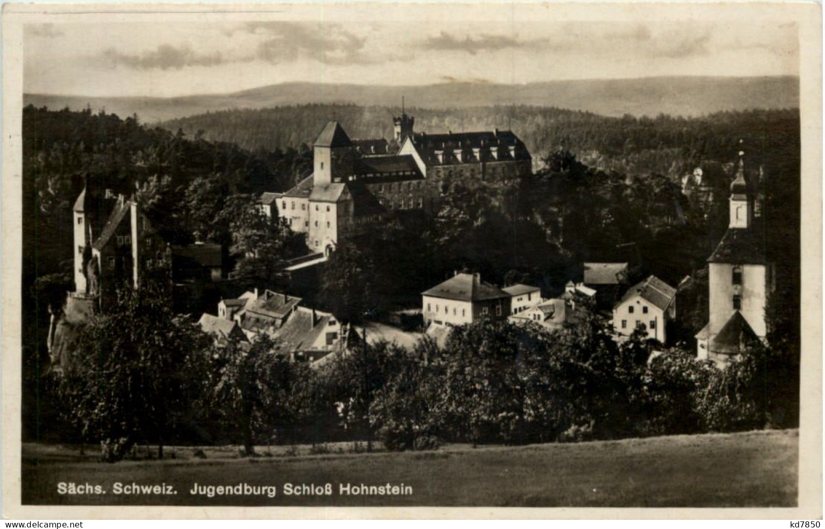 Sächs. Schweiz, Hohnstein, Jugendburg Schloss - Hohnstein (Sächs. Schweiz)