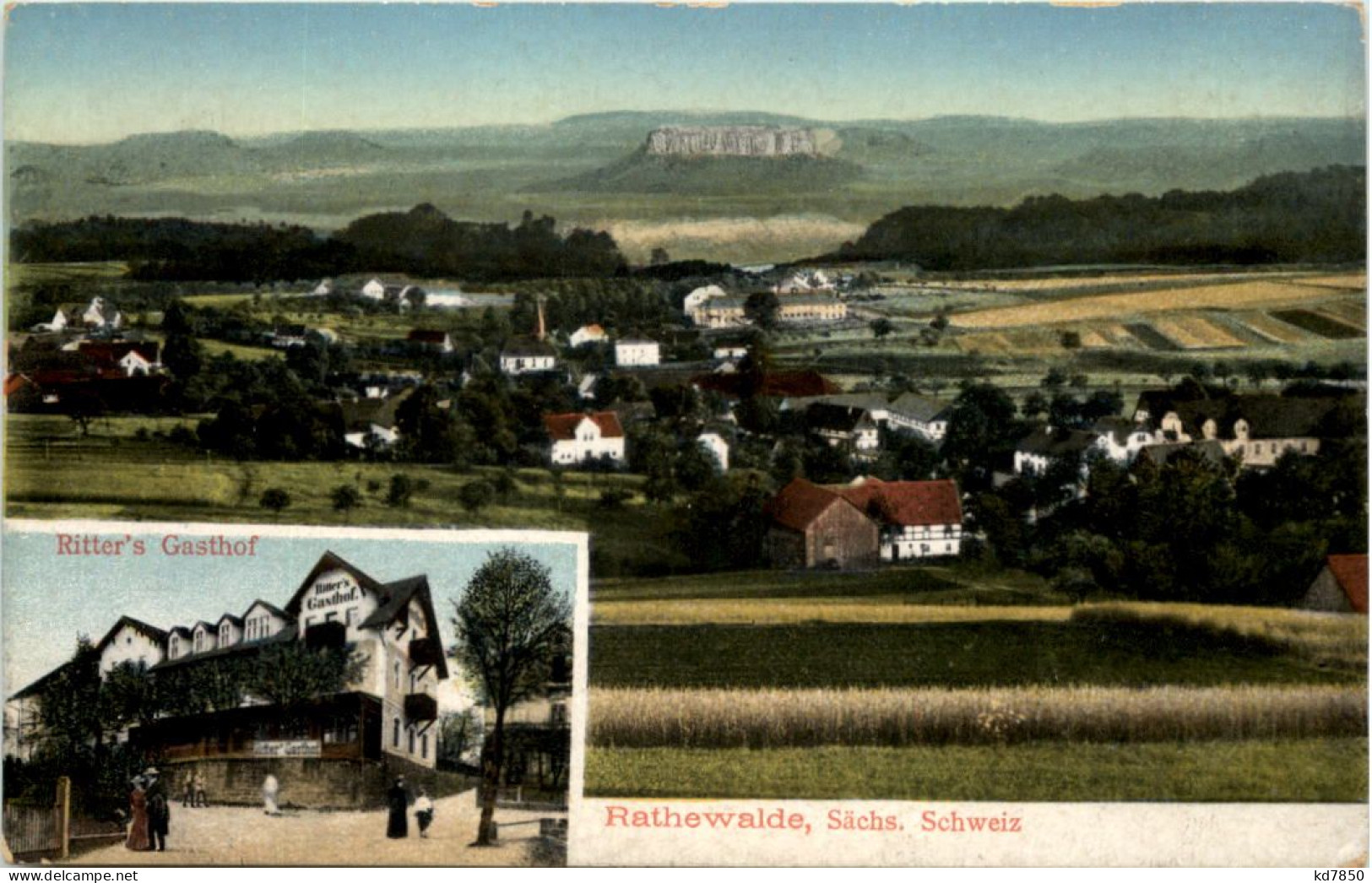 Rathewalde - Ritters Gasthof - Hohnstein (Saechs. Schweiz)