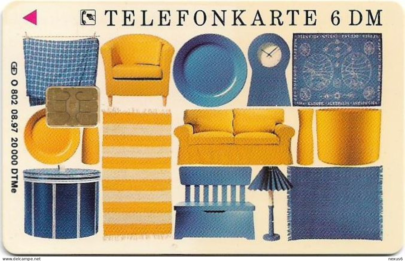 Germany - IKEA - Entdecke Die Möglichkeiten - O 0802 - 08.1997, 6DM, 20.000ex, Used - O-Series: Kundenserie Vom Sammlerservice Ausgeschlossen
