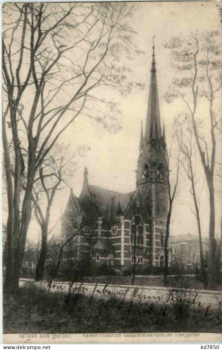 Gruss Aus Berlin - Kaiser Friedrich Gedächtniskirche Im Tiergarten - Dierentuin