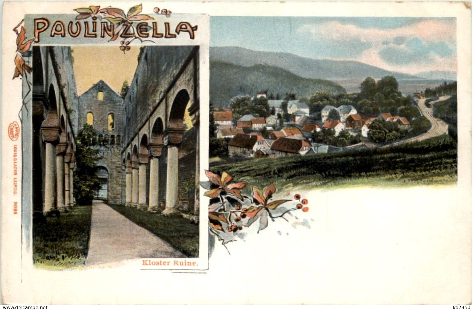 Paulinzella - Litho - Saalfeld