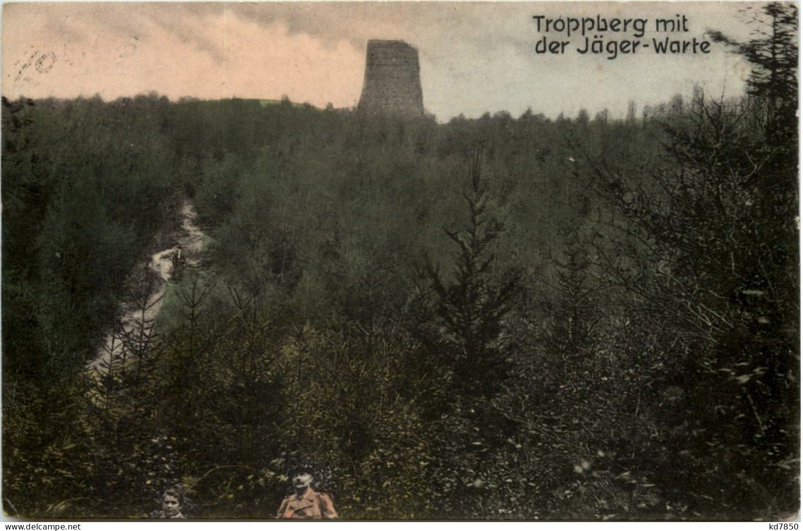 Troppberg Mit Der Jäger Warte - Boehmen Und Maehren