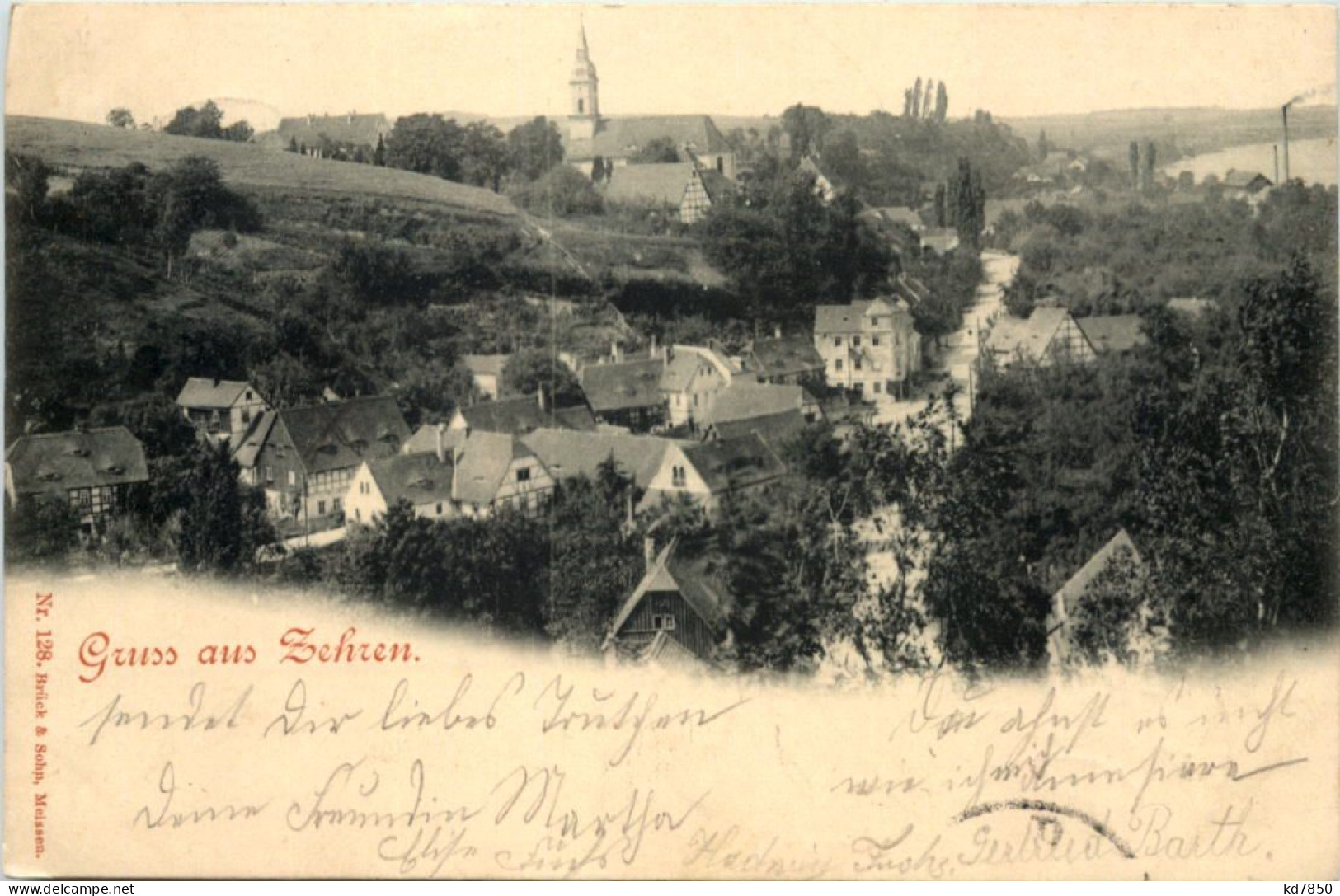 Gruss Aus Zehren - Meissen