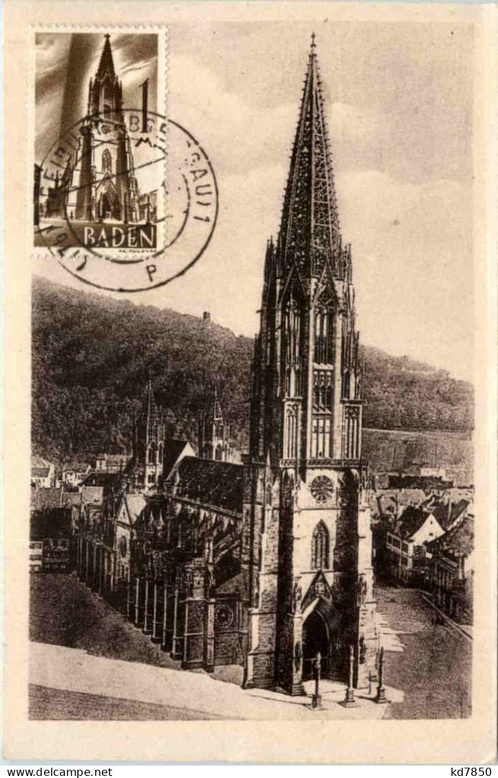 Freiburg - Münster - Maximumkarte - Freiburg I. Br.