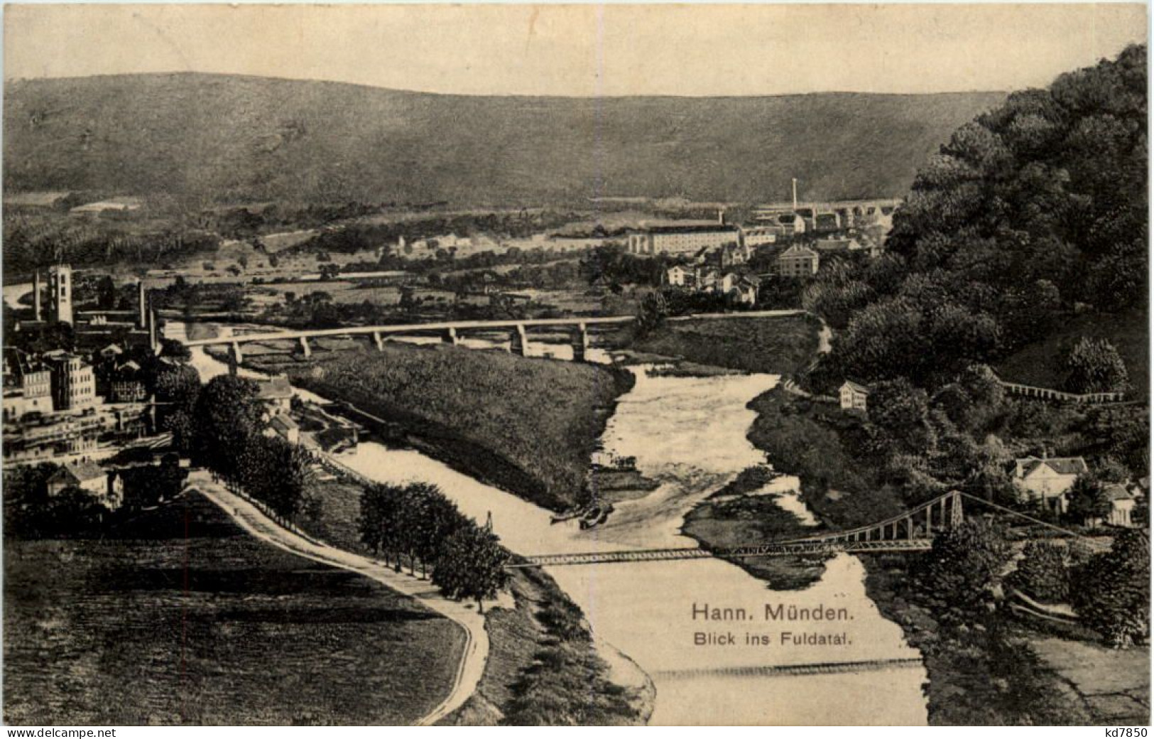 Hann. Münden - Blick Ins Fuldatal - Hannoversch Münden