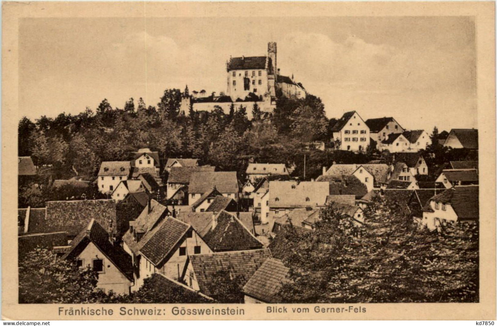 Gössweinstein. Blick Vom Gerner-Fels - Forchheim