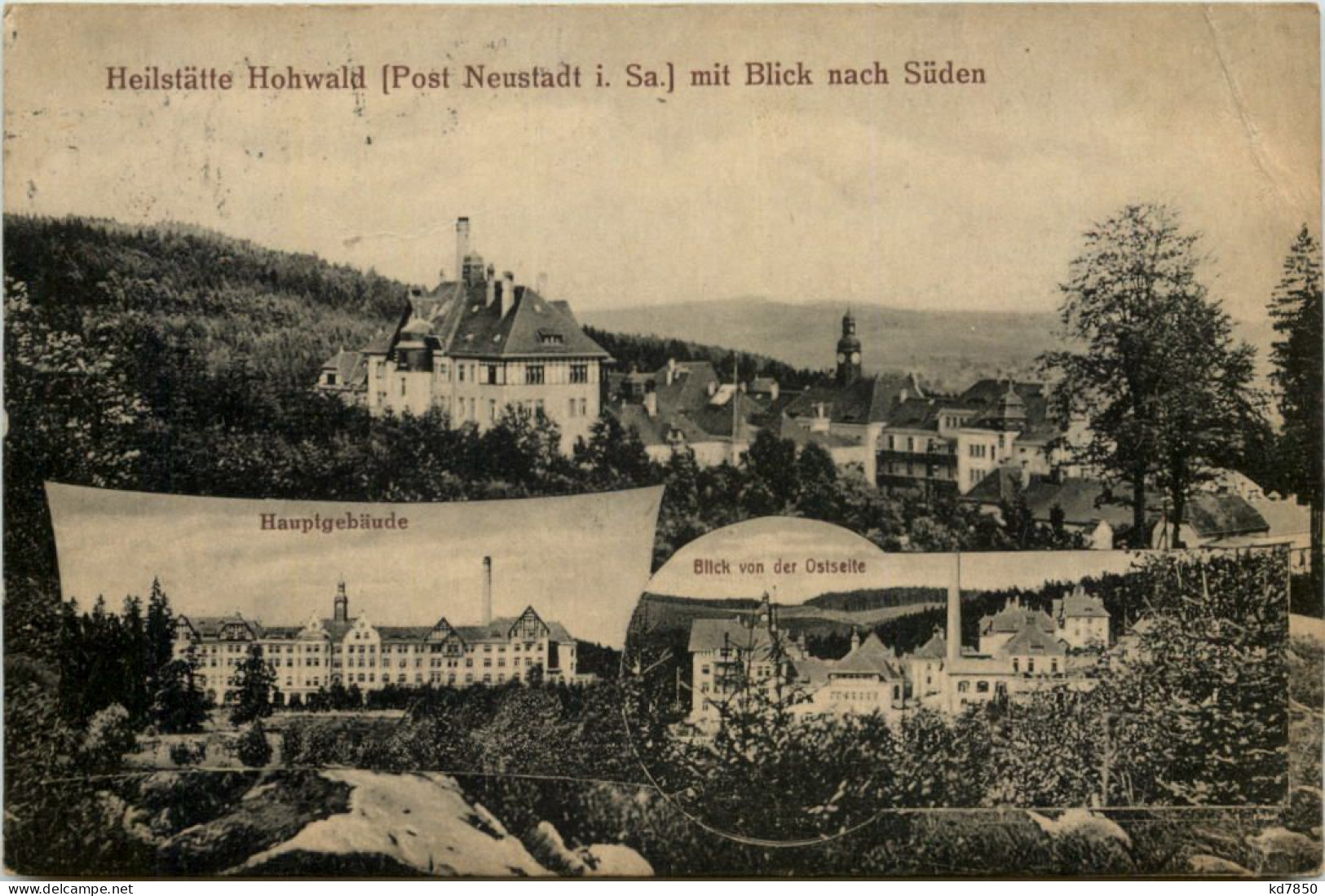 Heilstätte Hohnstein, Mit Blick Nach Süden - Hohnstein (Saechs. Schweiz)