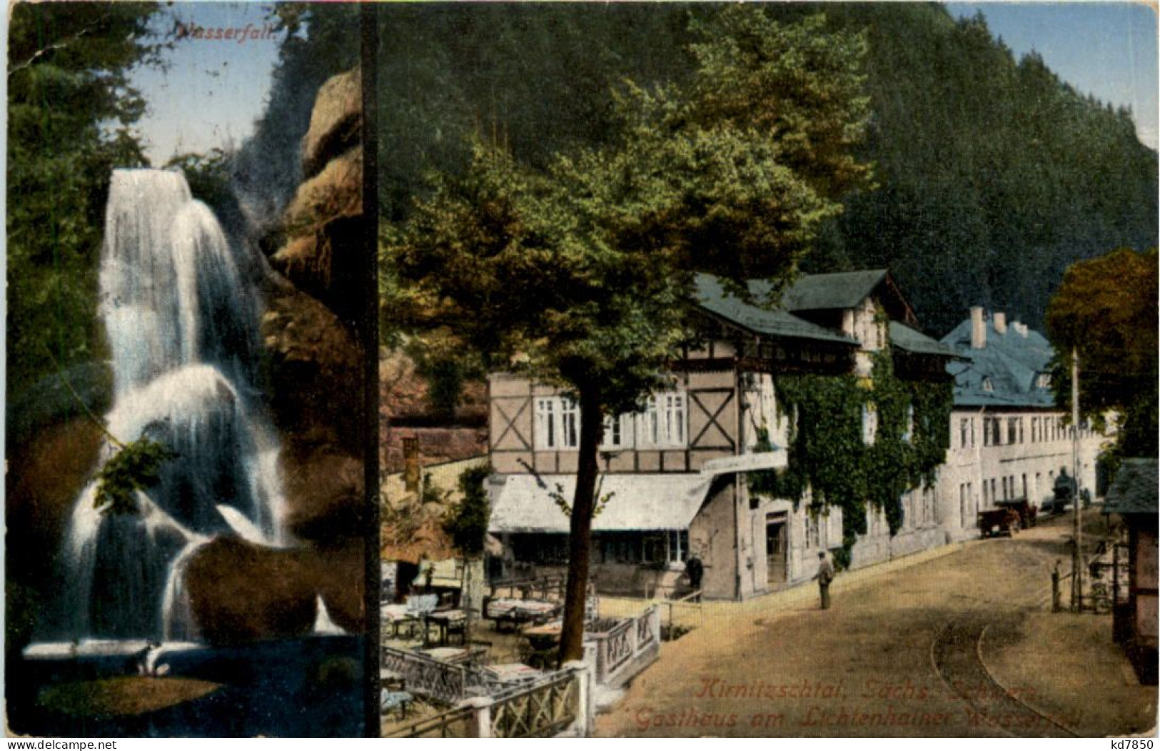 Gasthaus Mit Lichtenhainer Wasserfall, Sächs. Schweiz - Sebnitz