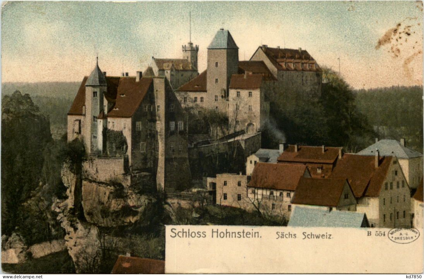 Sächs. Schweiz, Hohnstein, Schloss - Hohnstein (Saechs. Schweiz)