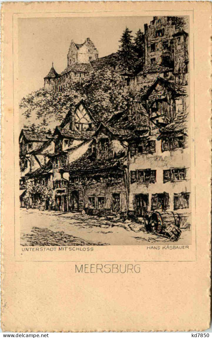 Meersburg, Schloss Mit Unterstadt - Meersburg