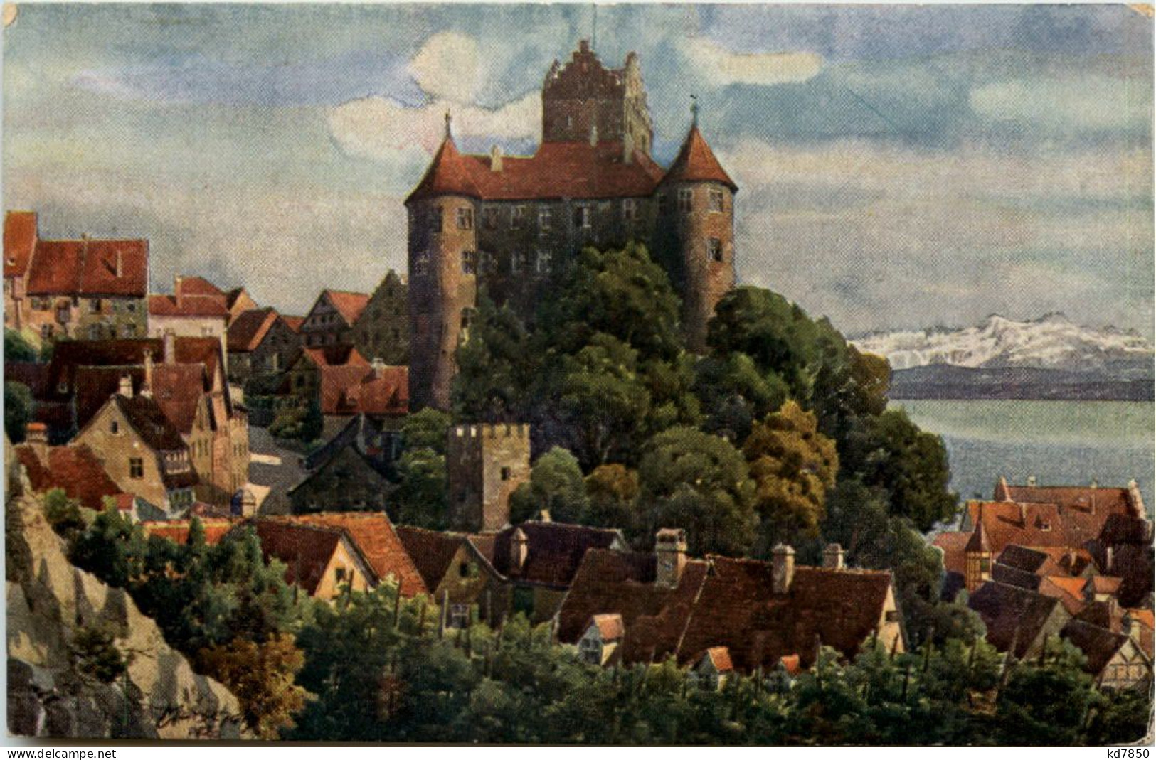 Meersburg, Schloss Und Säntis - Meersburg