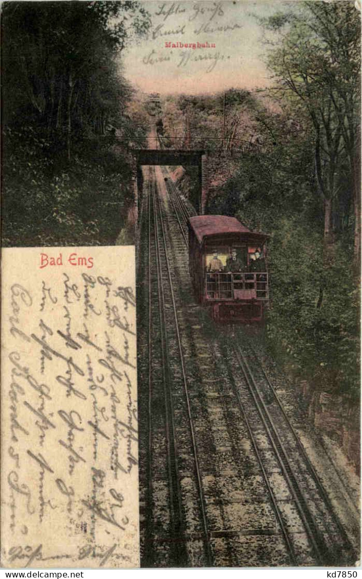 Bad Ems - Malbergbahn - Bad Ems