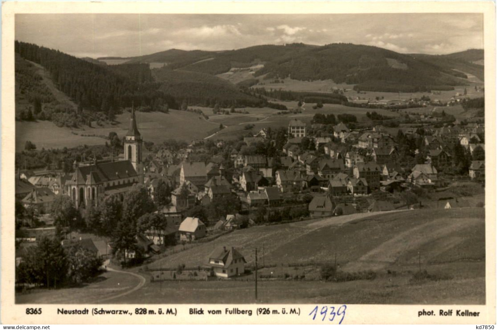 Neustadt Schwarzwald, Blick Vom Fullberg - Titisee-Neustadt