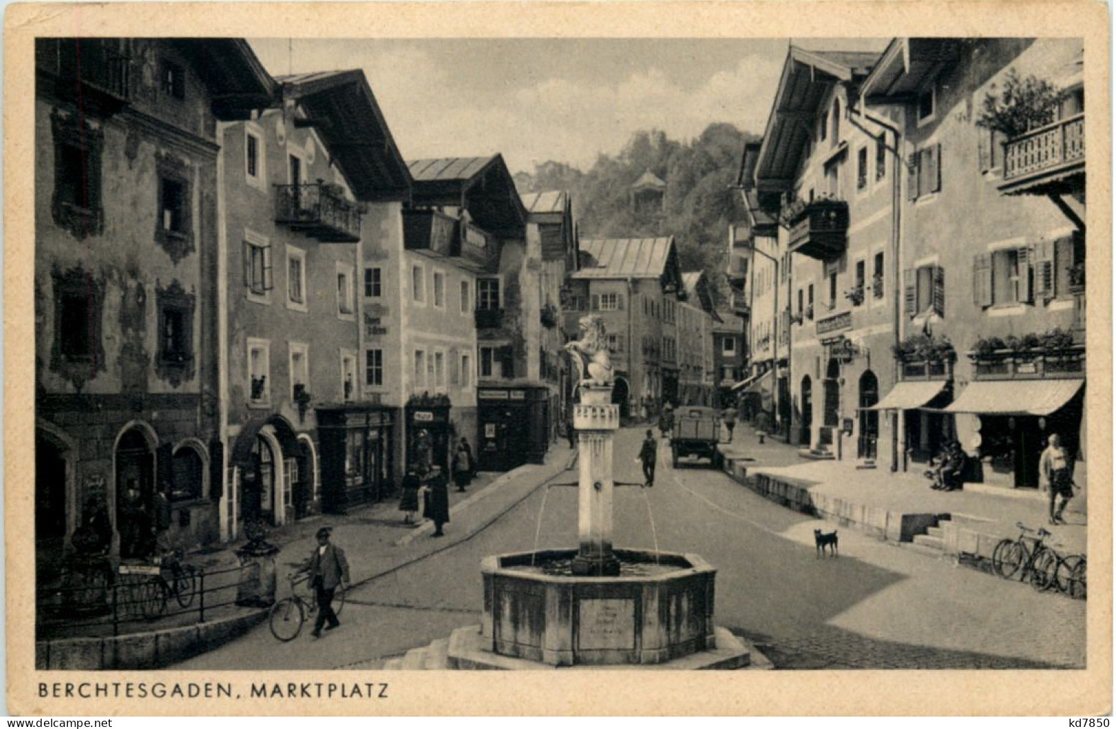 Berchtesgaden, Marktplatz - Berchtesgaden