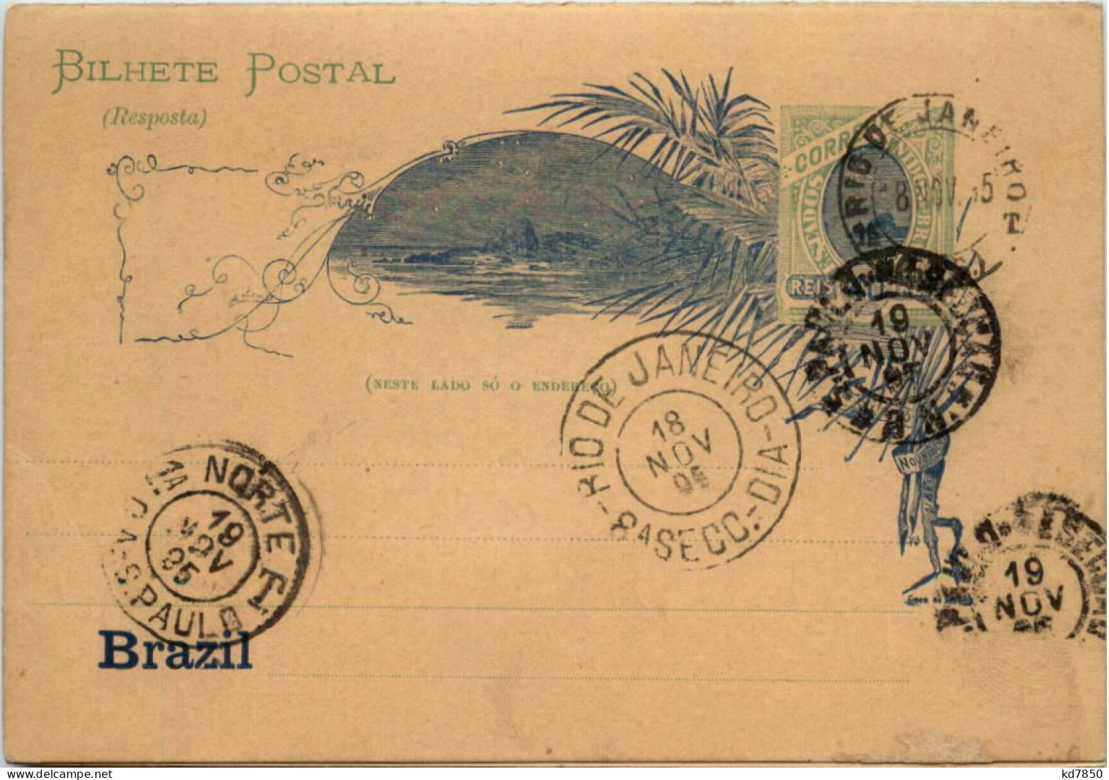 Brazil - Ganzsache 1895 - Other & Unclassified