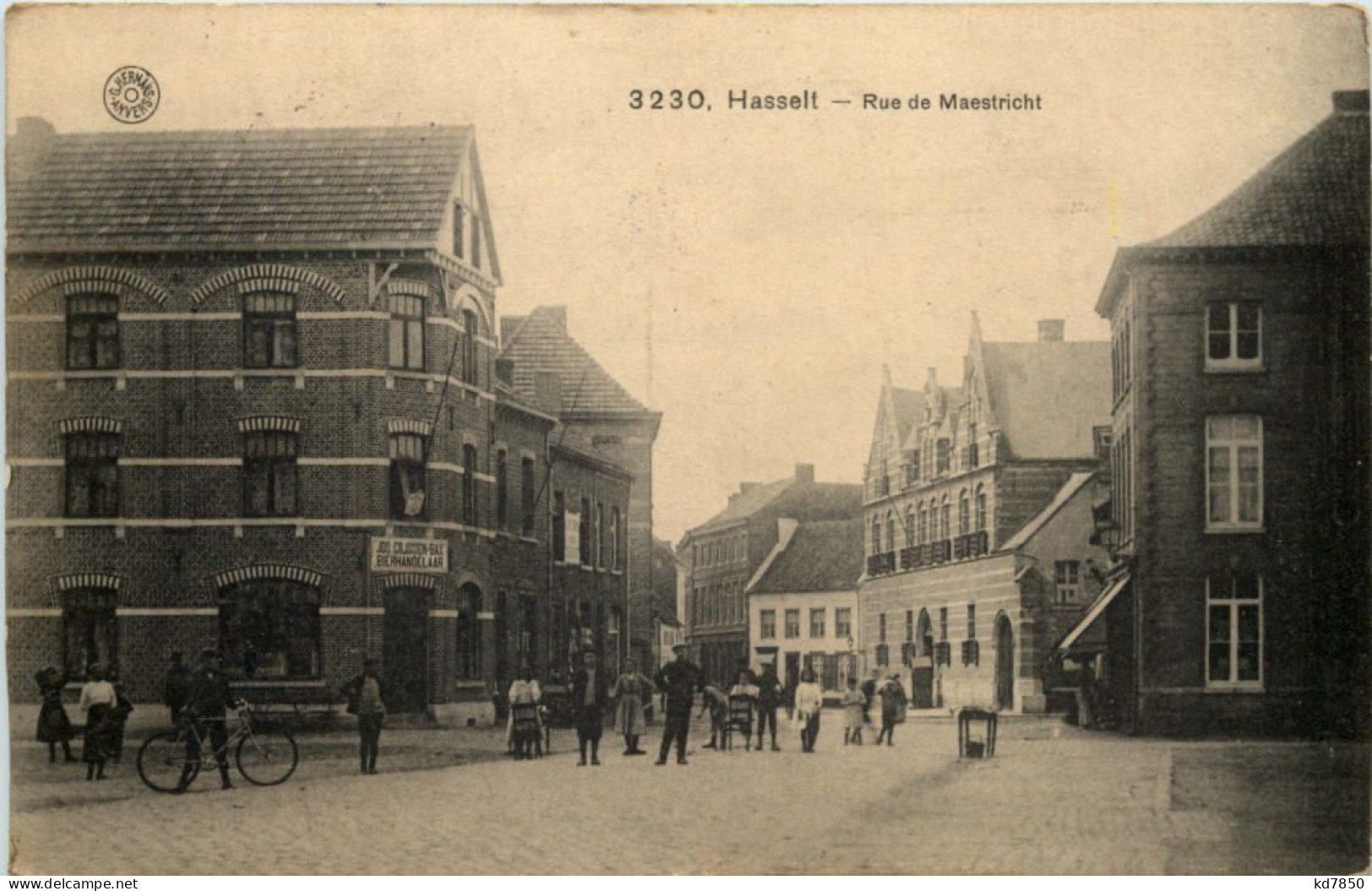 Hasselt - Rue De Maestricht - Feldpost Landsturm Bat. Nürnberg - Hasselt