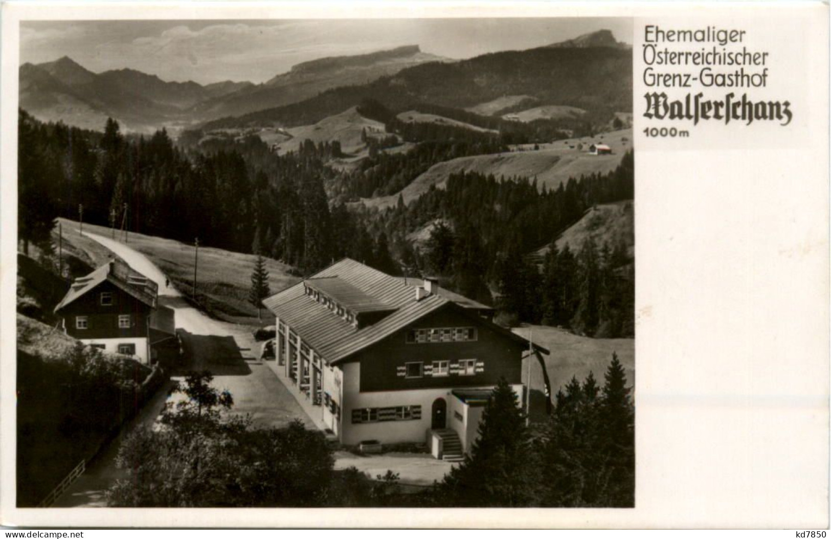 Ehemaliger Österreichischer Grenz-Gasthof Walserschanz - Oberstdorf