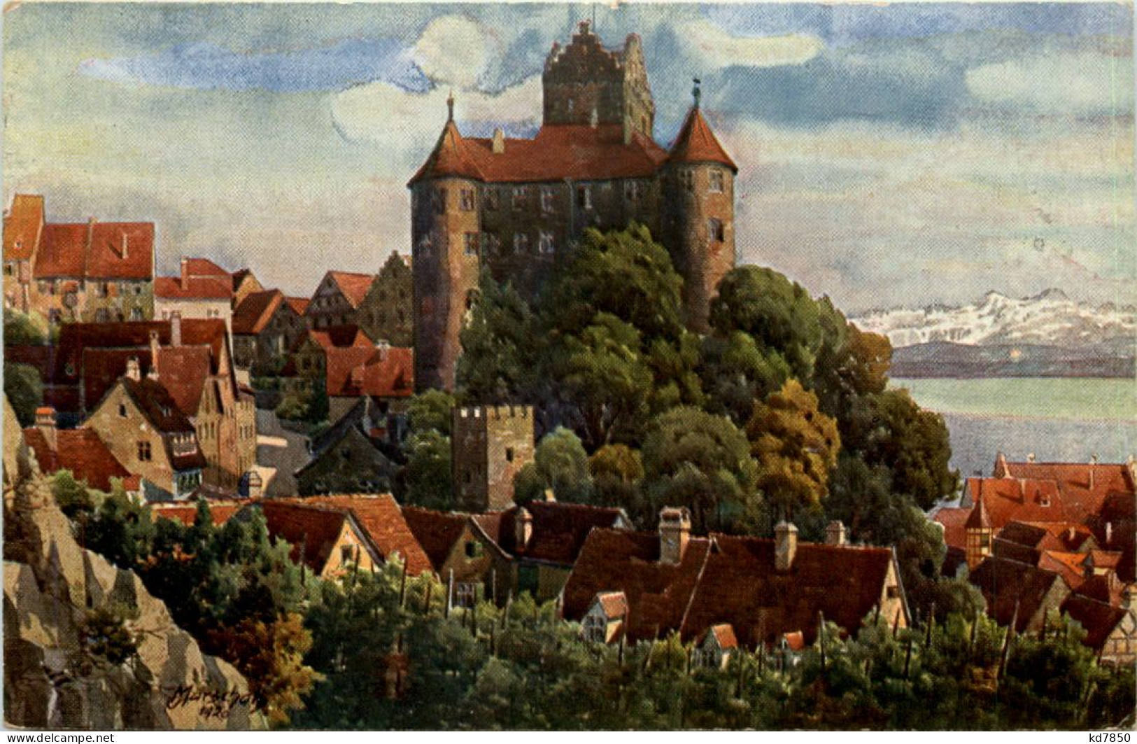 Meersburg, Schloss Und Säntis - Meersburg