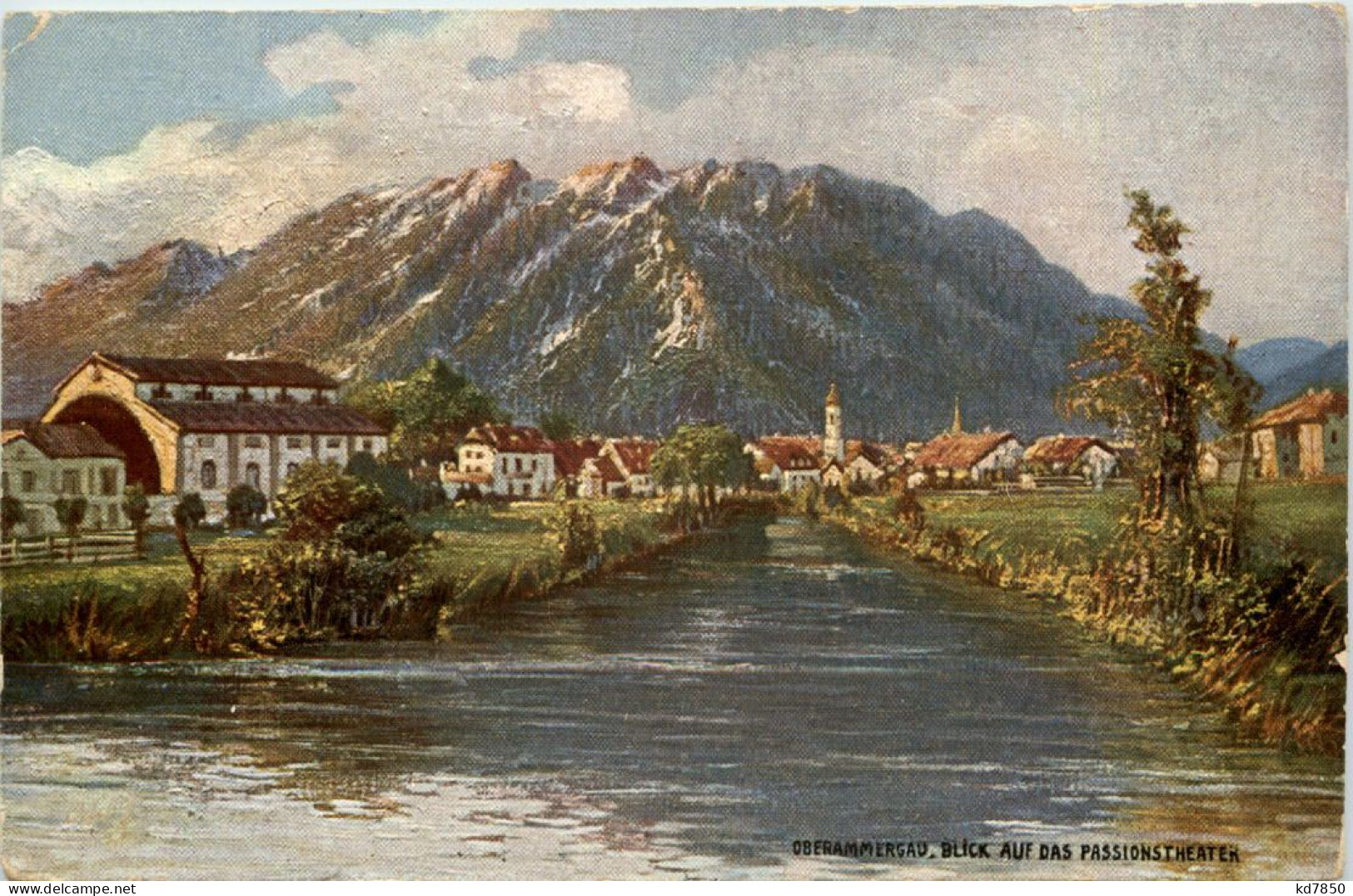 Oberammergau, Blick Auf Das Passionstheater - Oberammergau