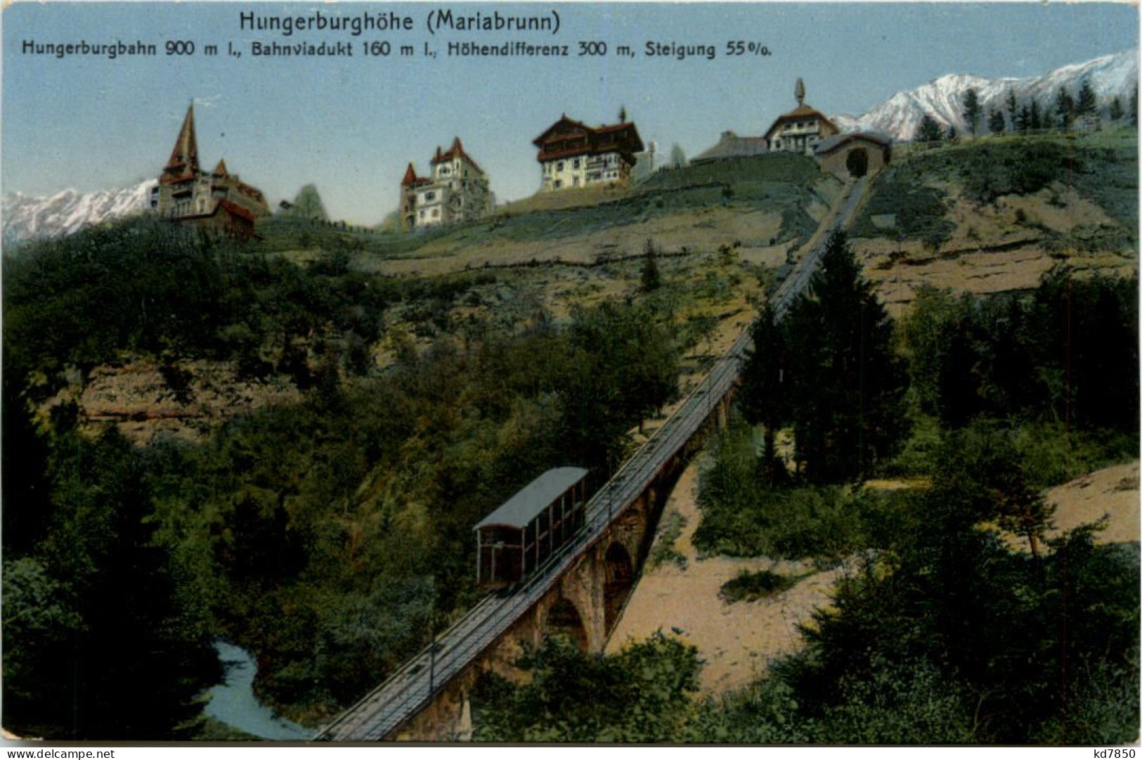 Hindenburghöhe - Mariabrunn - Hungerburgbahn - Innsbruck