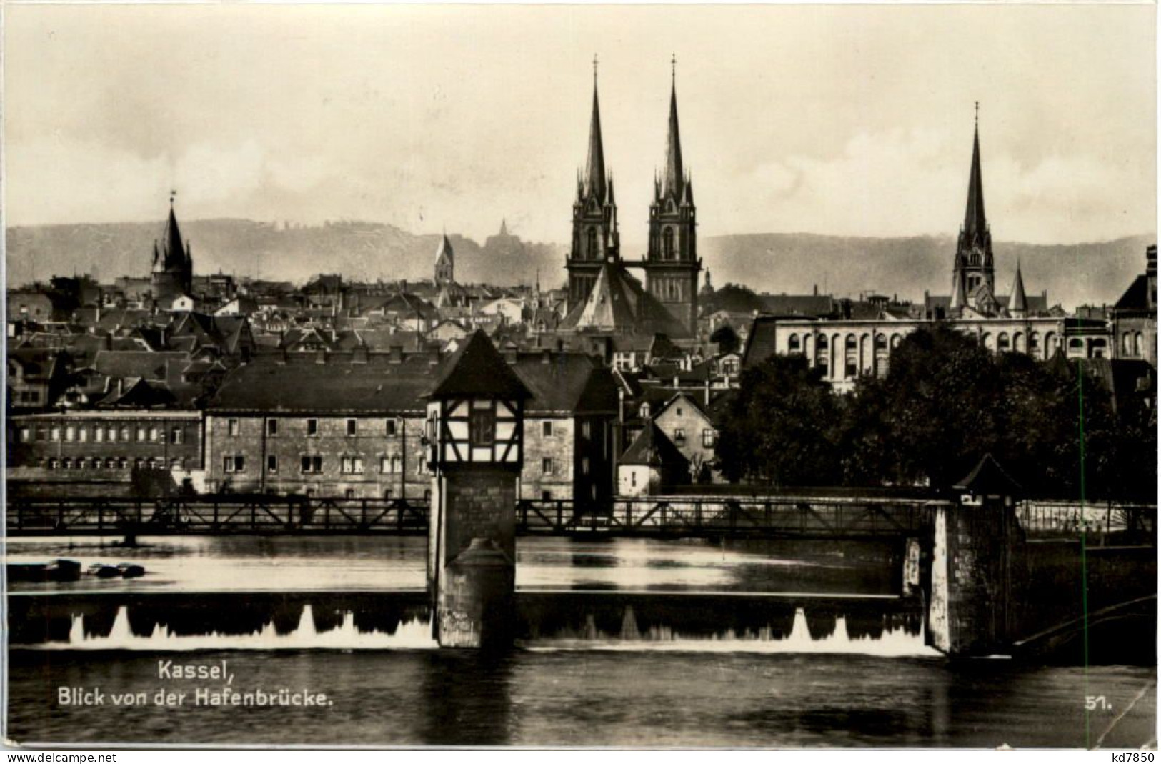 Kassel, Blick Von Der Hafenbrücke - Kassel