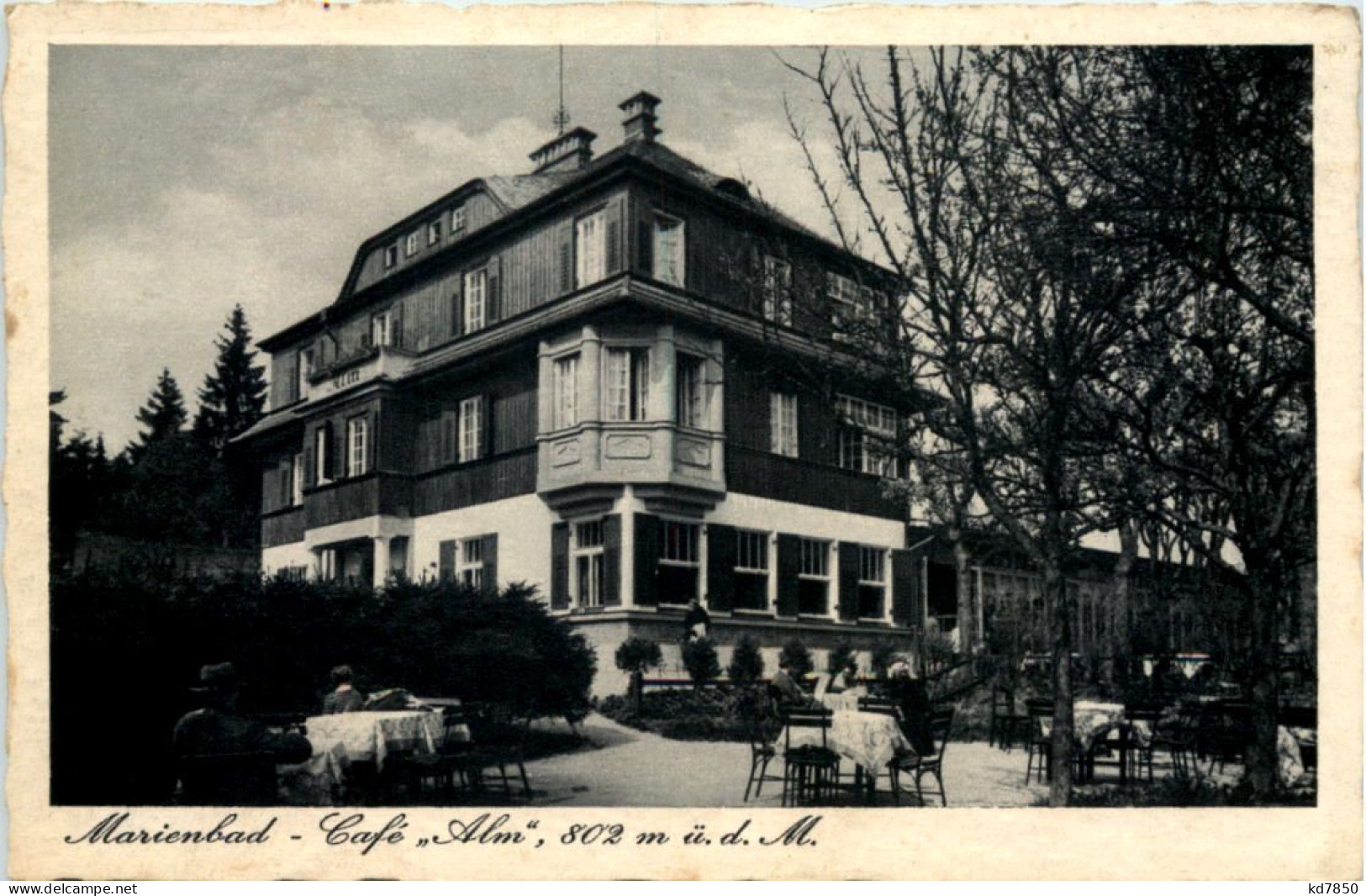 Marienbad - Cafe Alm - Böhmen Und Mähren