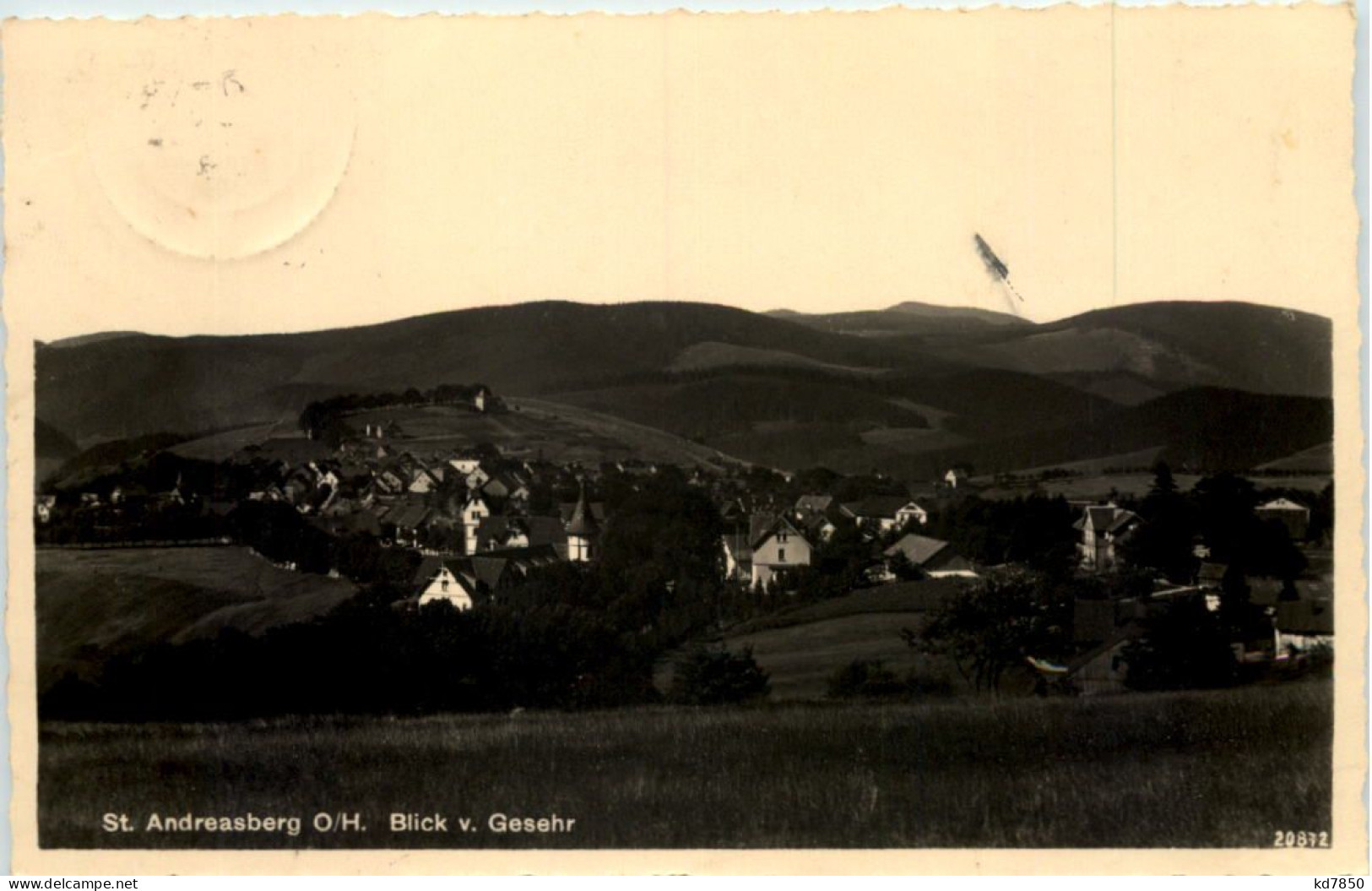 St. Andreasberg, Blick V. Gesehr - Braunlage