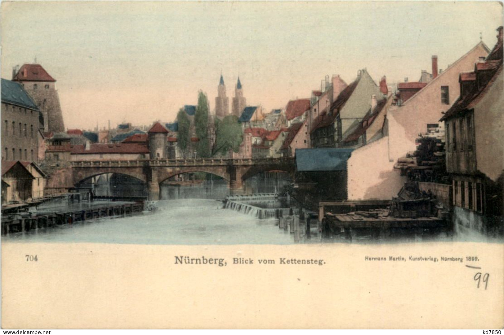 Nürnberg, Blick Vom Kettensteg - Nürnberg