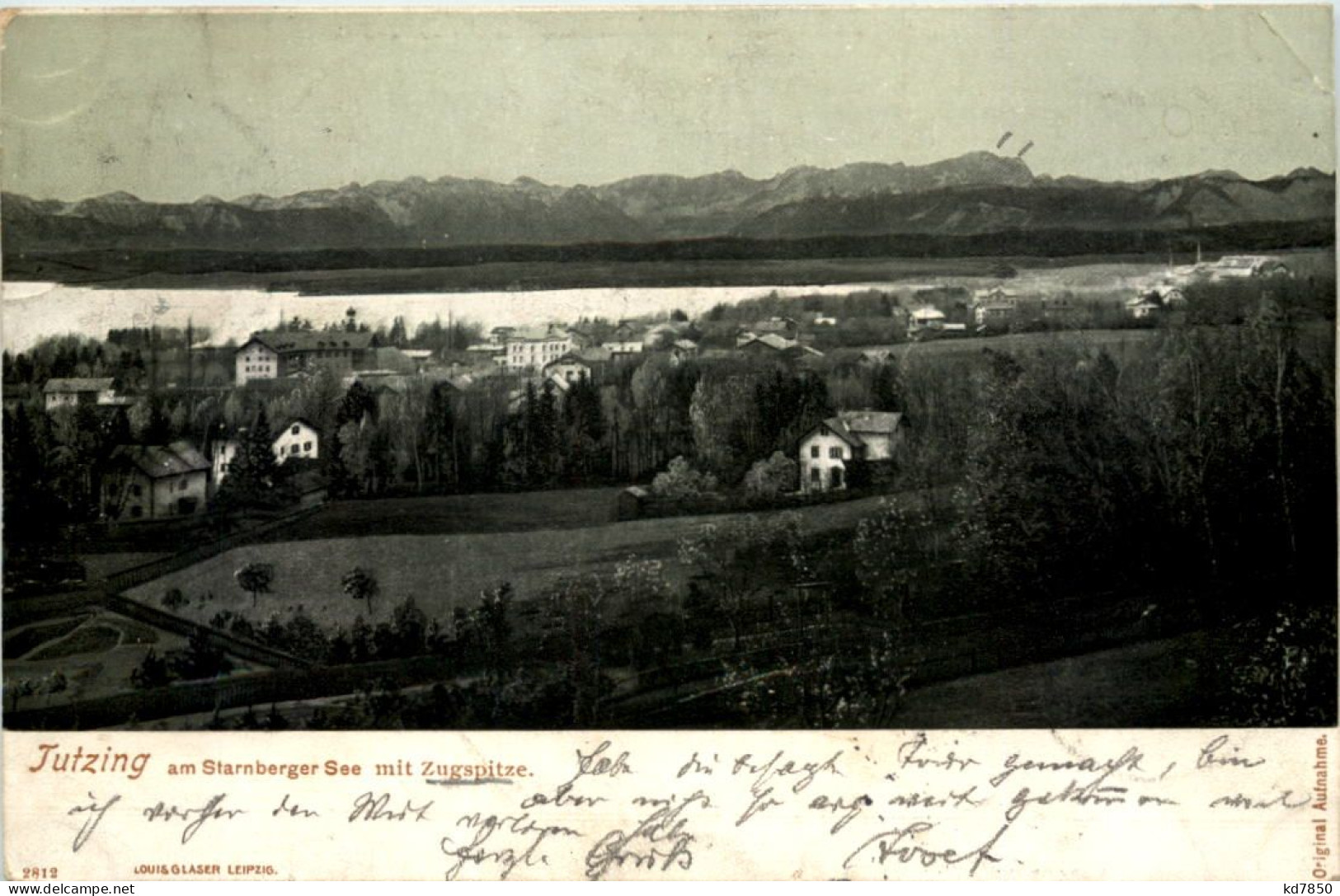 Gruss Aus Tutzing, Am Starnberger See Mit Zugspitze - Tutzing