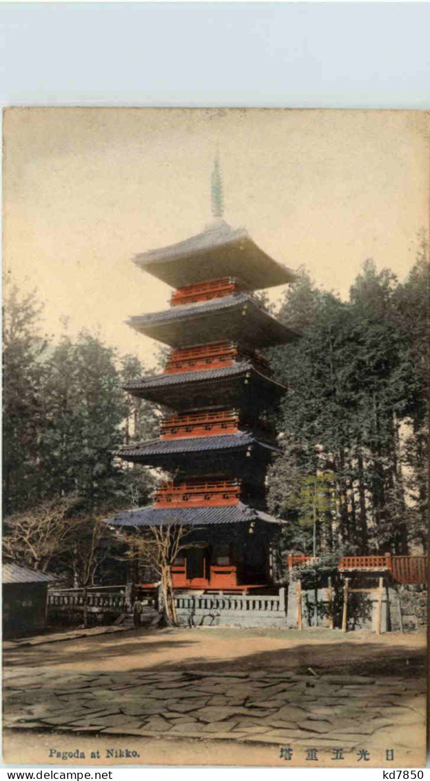 Japan - Pagoda At Nikko - Andere & Zonder Classificatie