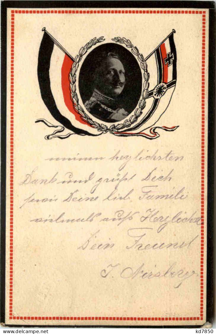 Kaiser Wilhelm II - Feldpost 10. Bayer. Inf Division - Royal Families