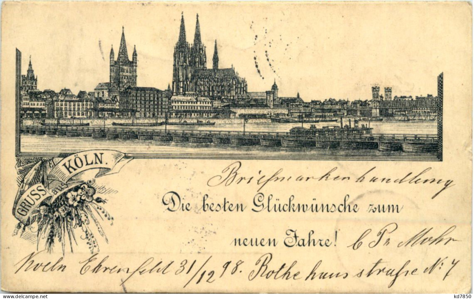 Gruss Aus Köln - Litho - Koeln