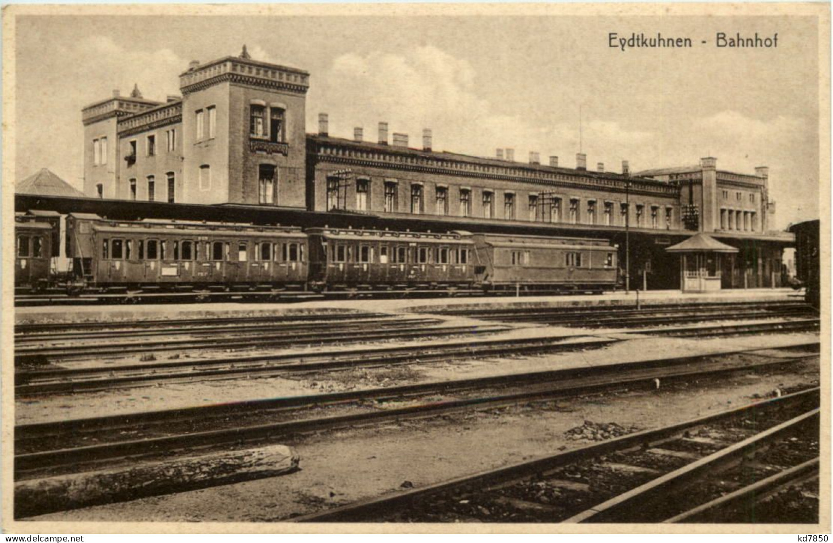 Eydtkuhnen - Bahnhof - Ostpreussen - Ostpreussen
