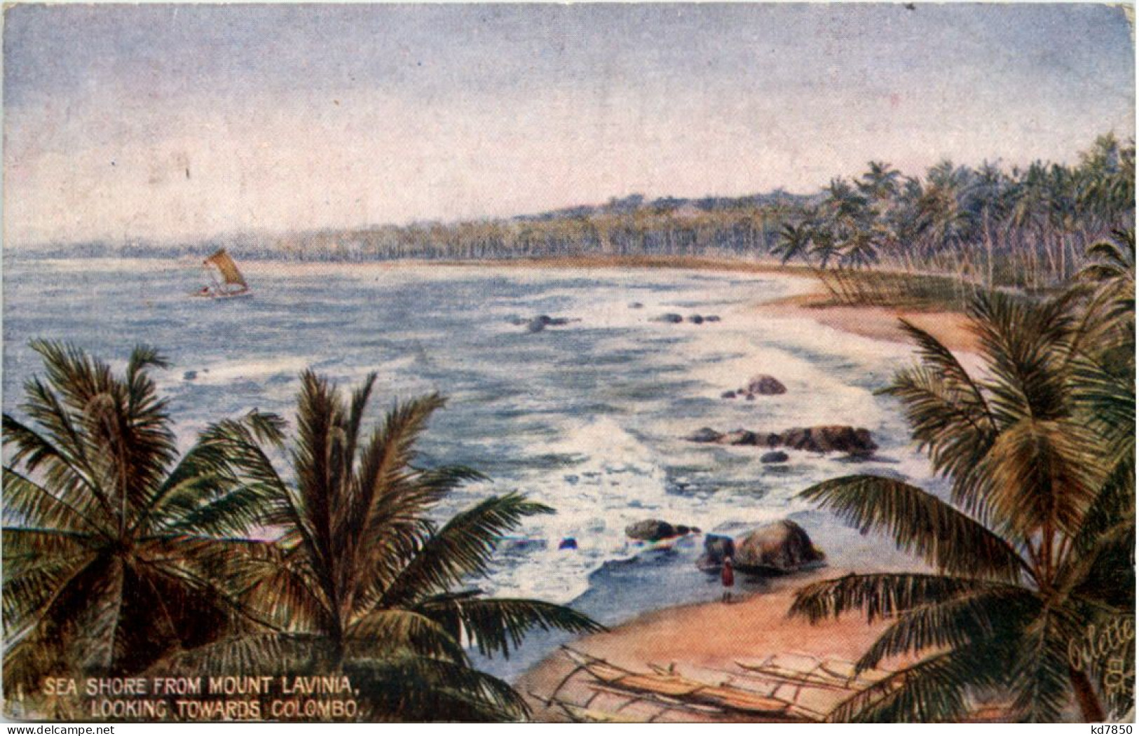 Colombo - Sea Shore From Mount Lavinia - Sri Lanka (Ceylon)