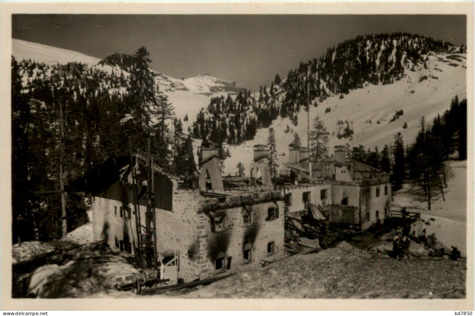 Ski Und Berghütte Am Schwarzenkopf Abgebrannt 1927 - Schliersee - Schliersee