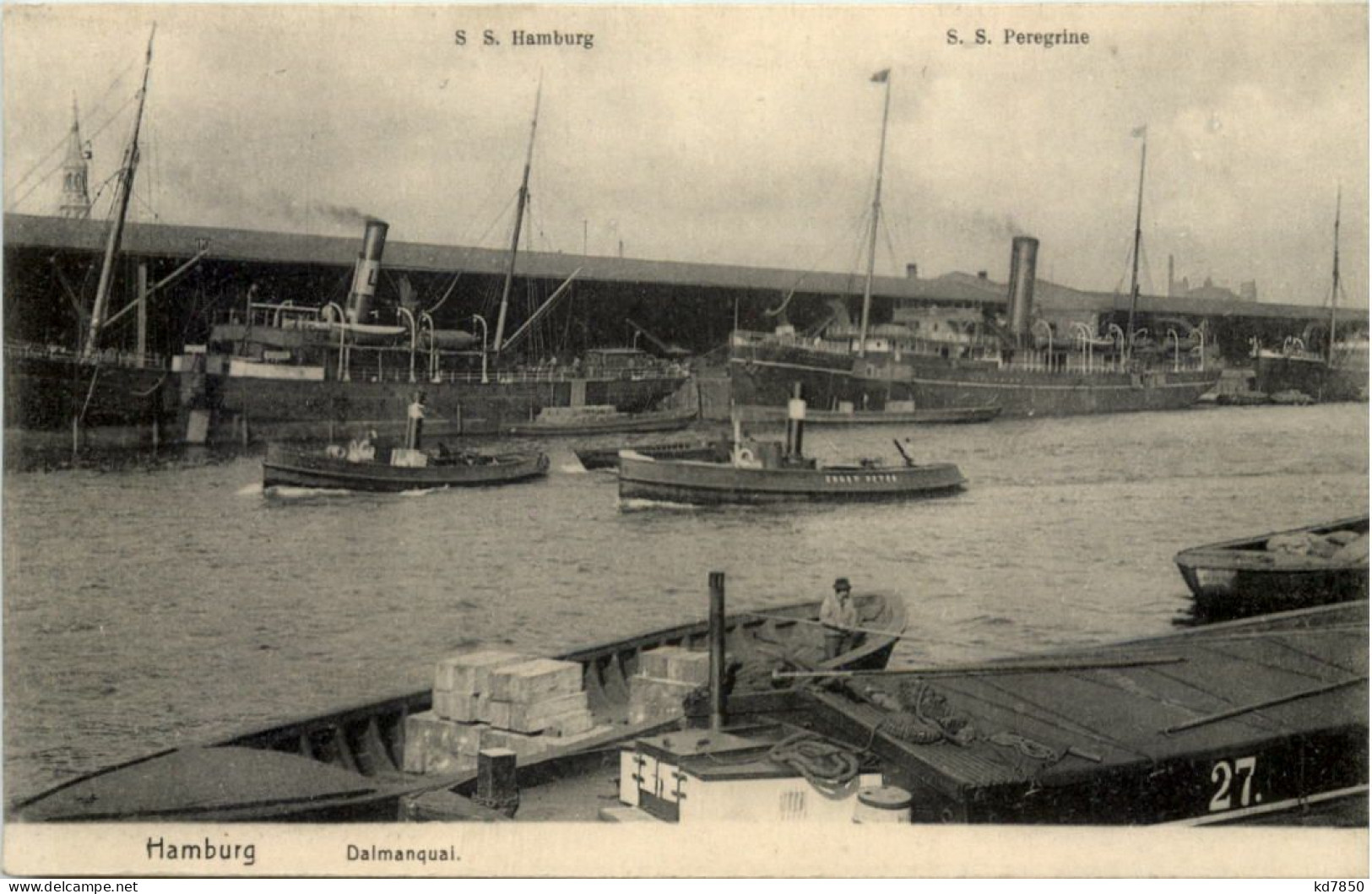 Hamburg Dalmanquai - SS Hamburg SS Peregrine - Autres & Non Classés