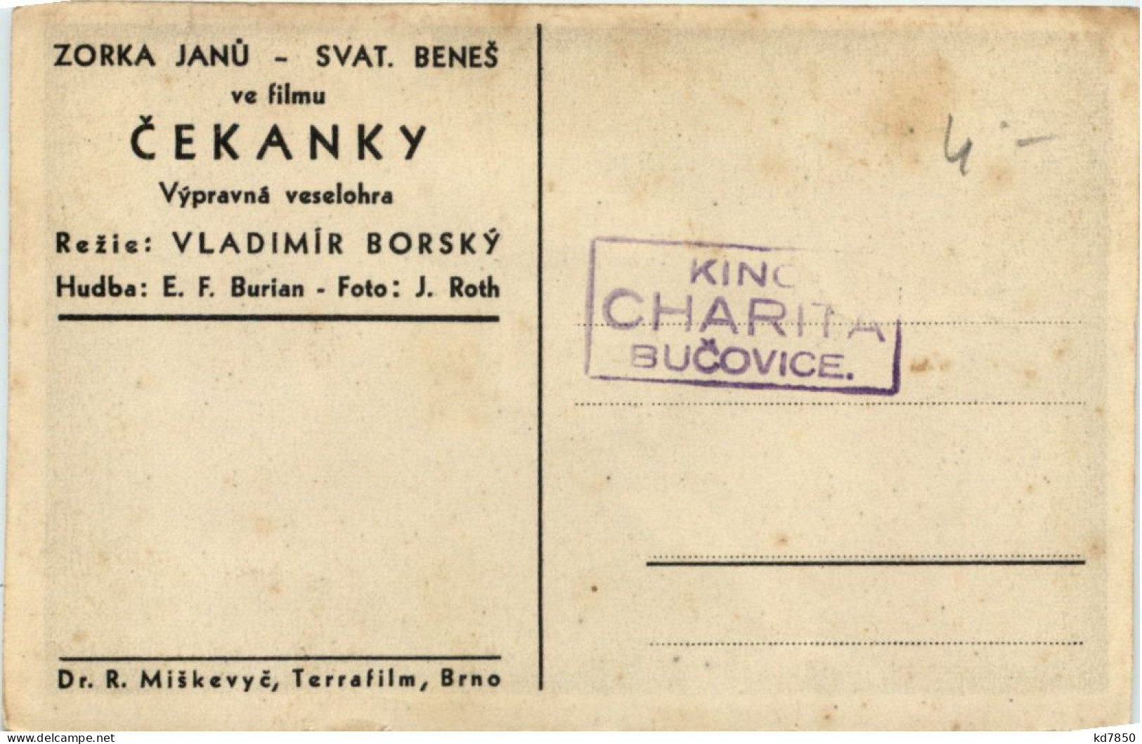 Film - Cekanky - Afiches En Tarjetas