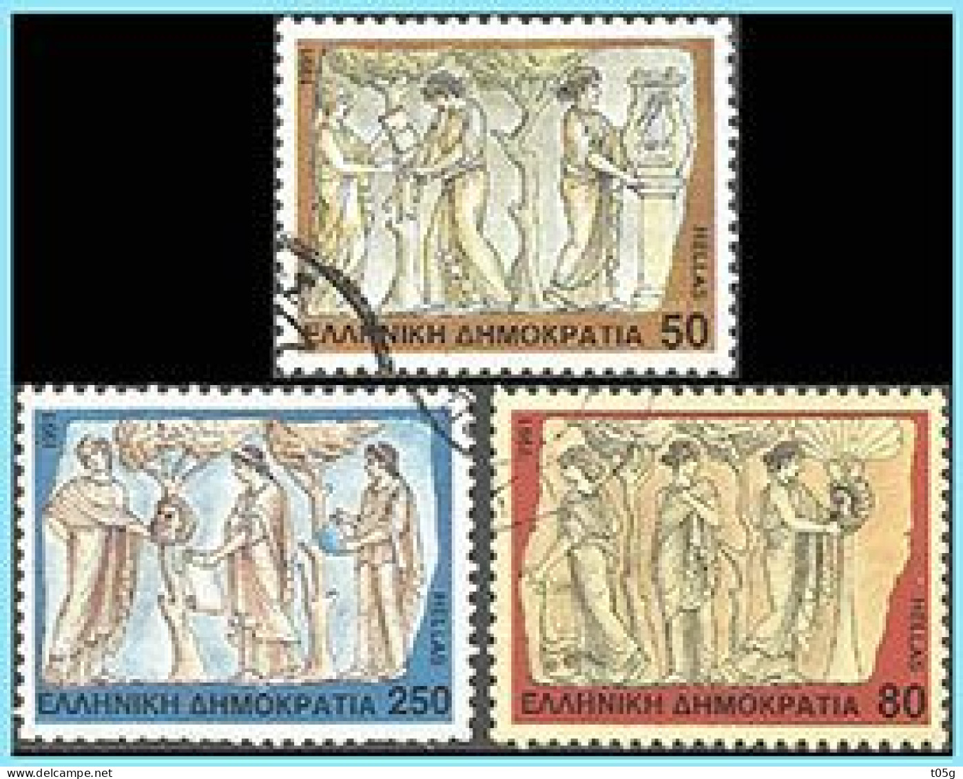 GREECE- GRECE- HELLAS 1991:   ompl. Set Used - Used Stamps
