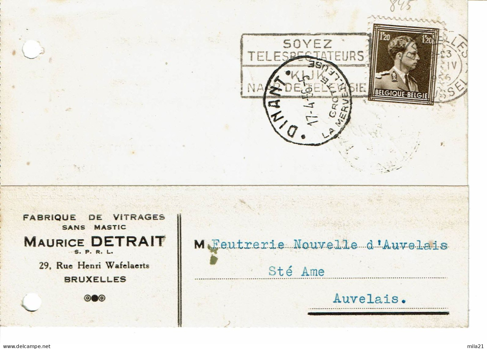 BELGIQUE Carte Postal D'industrie - Brieven En Documenten
