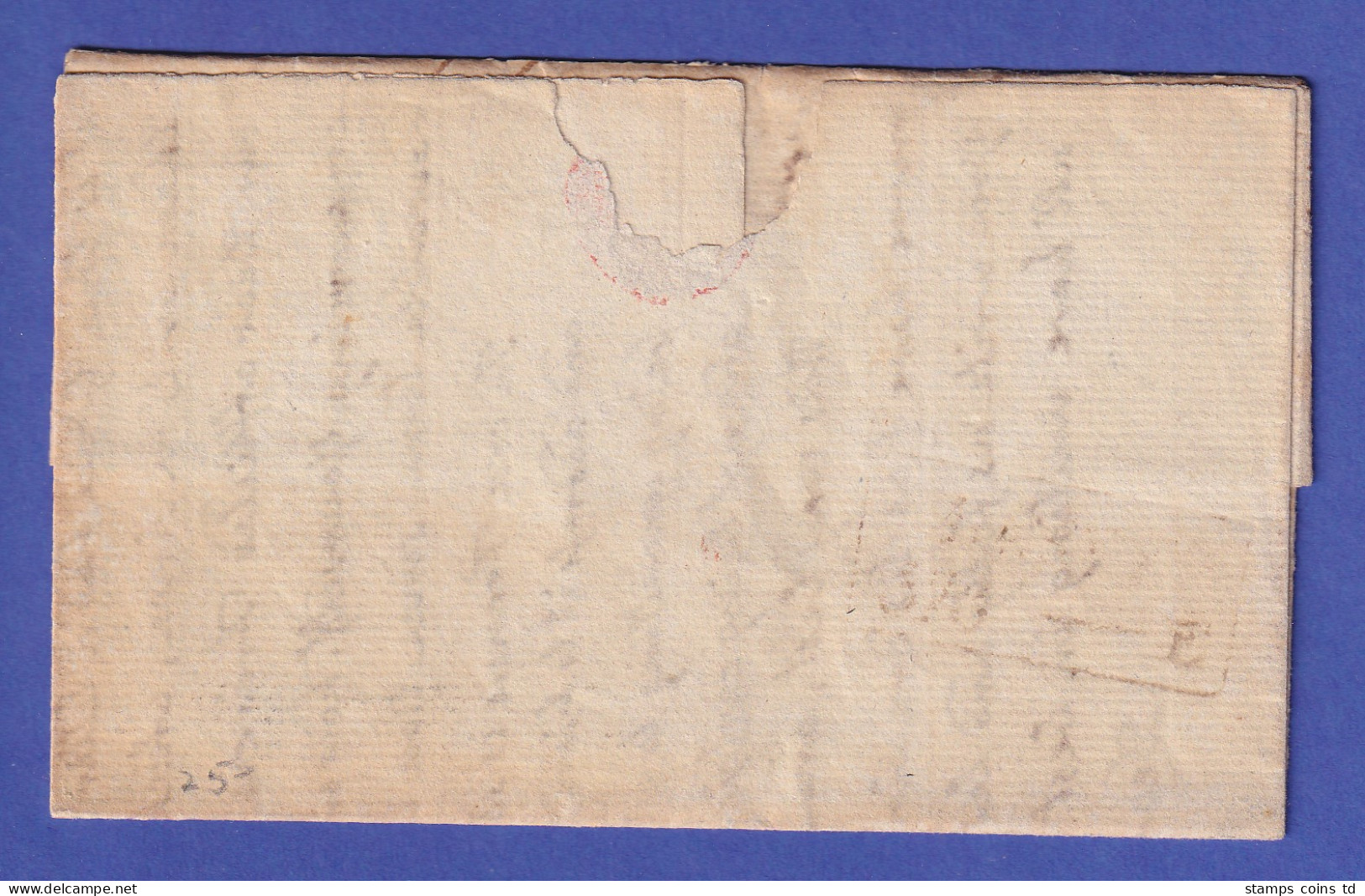 Schottland Vorphila-Brief Mit Rotem Datum-O 1813 Nach Edinburgh - Sonstige - Europa