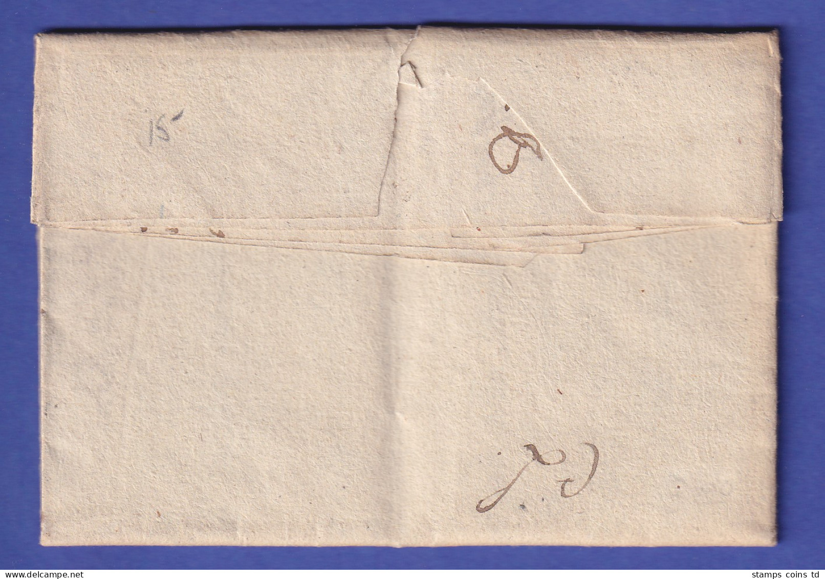 Italien Vorphila-Brief Mit Zweizeiler 104 TURIN Gelaufen Nach Genf 1810 - Altri & Non Classificati