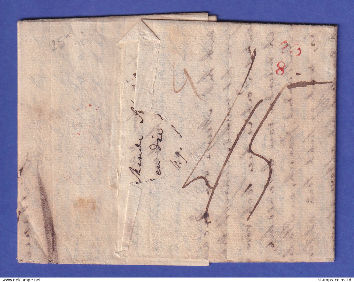 Niederlande Vorphila-Brief Mit Einkreis-O AMSTERDAM 1829 Nach Wien - Autres - Europe