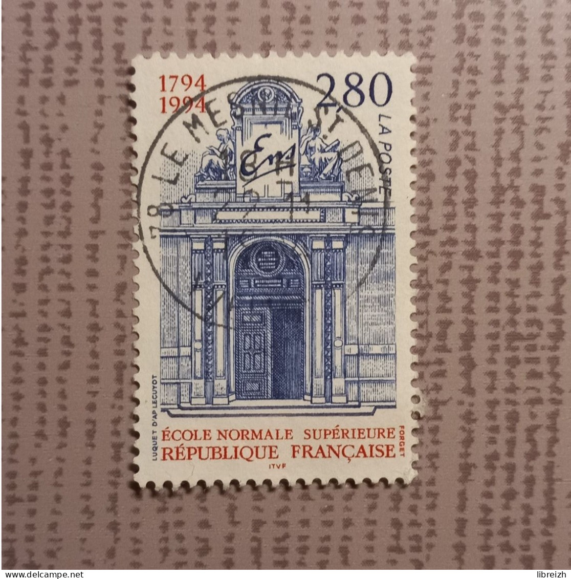 Ecole Normale Supérieure  N° 2907  Année 1994 - Used Stamps