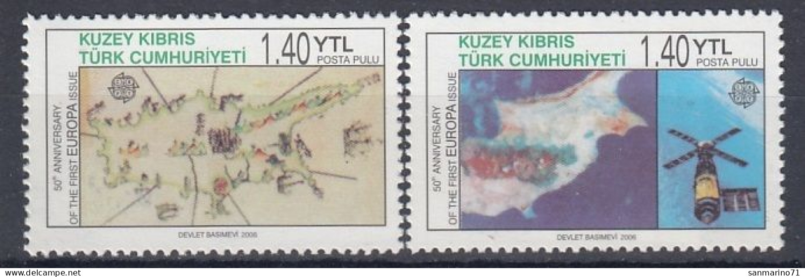 CYPRUS TURKEY 630-631,unused - 2006